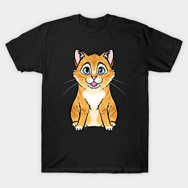 Bobby the Wobbly Kitten T-Shirt by reasonaccou